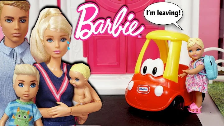 Barbie Baby Doll Runs Away! - Barbie & Ken Family ...