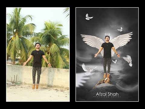 White Angel - Photoshop Photo Manipulation Tutorials