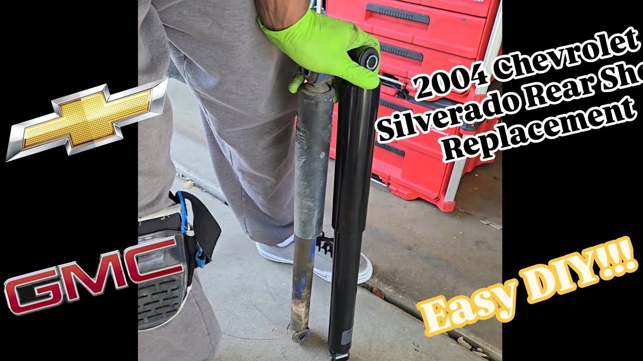 Silverado Rear Shock Relocation 2004 Chevrolet Silverado Rear Shock Replacement DIY - YouTube