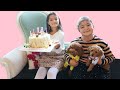 Masal and her 11th birthday - a cute surprise dog