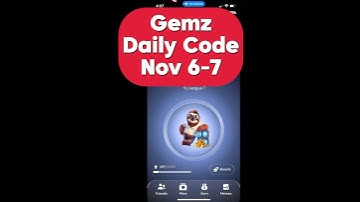 6 - 7 November 2024 Gemz Daily Code Today #gemz  #gemzciphercode