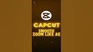 CapCut | Smooth Zoom Like Ae Tutorial 🔥💀 | #shorts #viral #tutorial