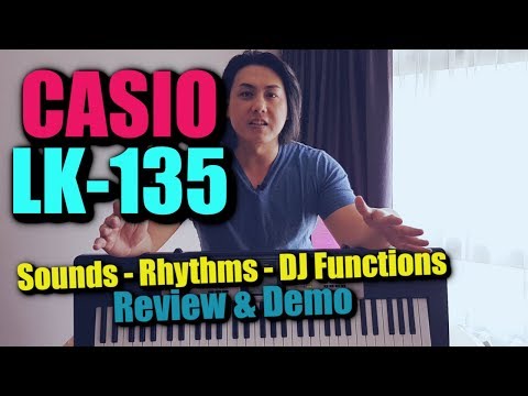 CASIO LK-135 | Sound & Rhythm Review + Demo