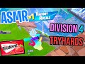 ASMR Gaming 😴 Fortnite Division 4 Tryhards! Relaxing Gum Chewing 🎮🎧 Controller Sounds + Whispering 💤