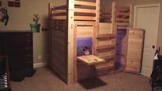 http://www.palmettobunkbeds.com - Introducing: The Bed Fort! If you