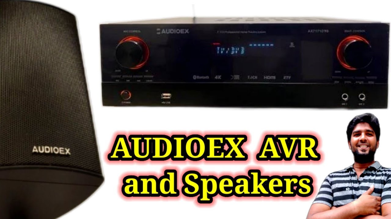 audioex avr and speakers low budget avr SJ avr audioex 