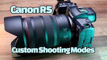 Using Custom Shooting Modes and custom buttons on the Canon R5