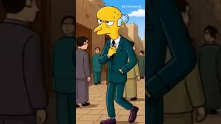 Sr Burns de Los Simpson en Egipto con IA 🍩