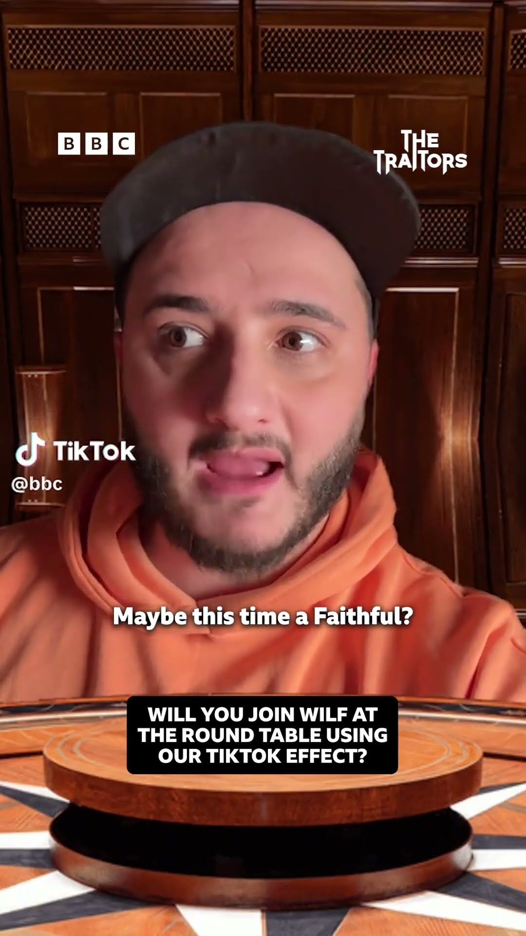 Will you join Wilf at the Round Table using our TikTok Effect? - BBC