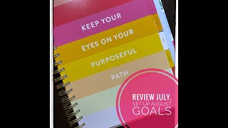 Power Sheets - July Wrap Up and August Set Up