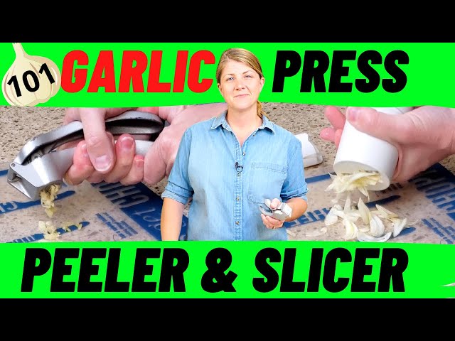 Pampered Chef Garlic Peeler & Slicer Set Review