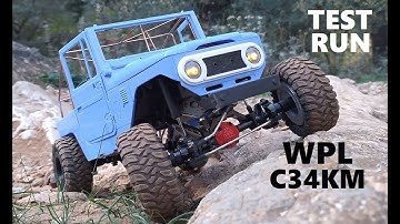 WPL C34 KM 1/16 Scale : Test Run And Maiden Voyage!