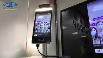 The video introduct of RA08T multi person face recognition device