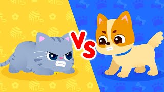Cat And Dog Who Is The Better Pet? Sing Along Animal Song Nursery Rhymes Lotty Friends