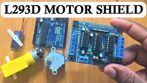 L293D MOTOR DRIVER SHIELD WITH ARDUINO