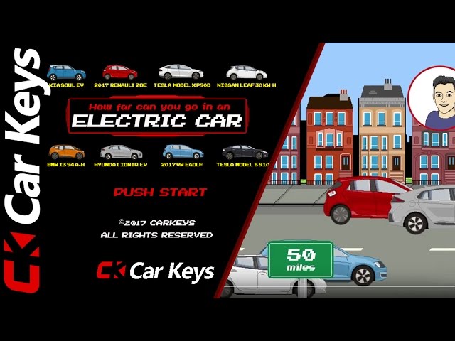 Electric Car Range Race How Far Can Cars Go Keys