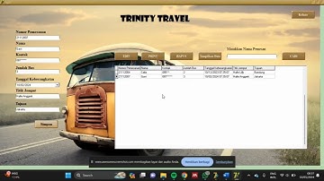 Tugas Ujian Akhir Semester "Aplikasi Sederhana Pemesanan Bus" menggunakan Delphi 7