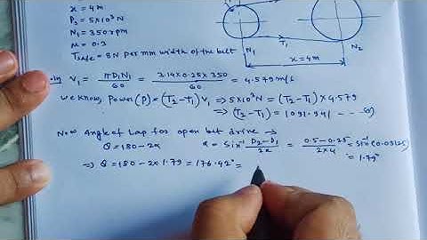 Problem on open belt conveyor_Material handling system