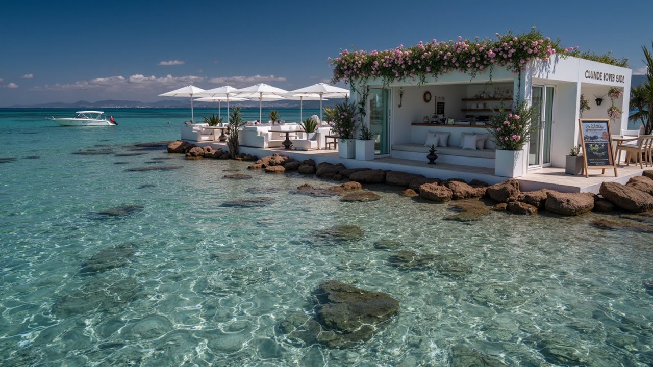 Расслабляющий джаз босса-нова для идеальной атмосферы приморского кафе ~ Чилаут на пляже