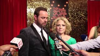 British Soap Awards 2015 Danny Dyer And Kellie Bright Show Each Other The Love