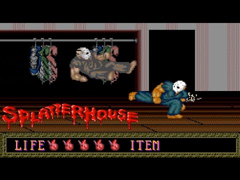 スプラッターハウス PCエンジン版 ノーミスクリア - YouTube