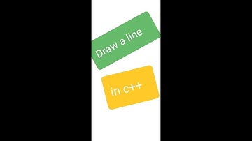 Draw a line in Dev c++ and CodeBlocks
