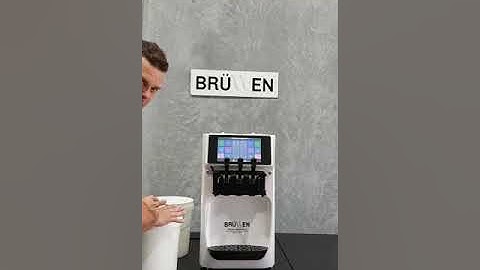 Brullen Soft Serve Machine i26 2020 Model - Cleaning 2