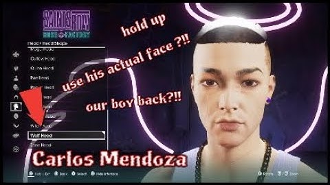 Saints Row: Boss Factory | Carlos Mendoza {SR2) |[ OFFICIAL FACE?! ] #SaintsRow2