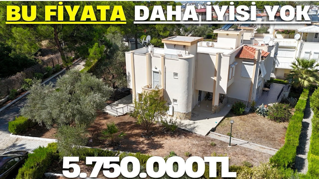 SATILDI✅MUĞLA MİLAS BOZBÜK’TE HAVUZLU SİTEDE GENİŞ BAHÇELİ DENİZE 1 KM MESAFEDE EŞYALI 3+1 YAZLIK 