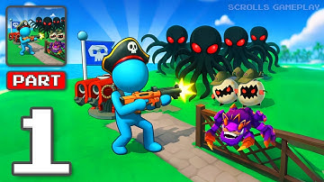 Nation Warfare: Tower Defense - Gameplay Walkthrough Part 1 - Towers Stop The War (iOS, Android)