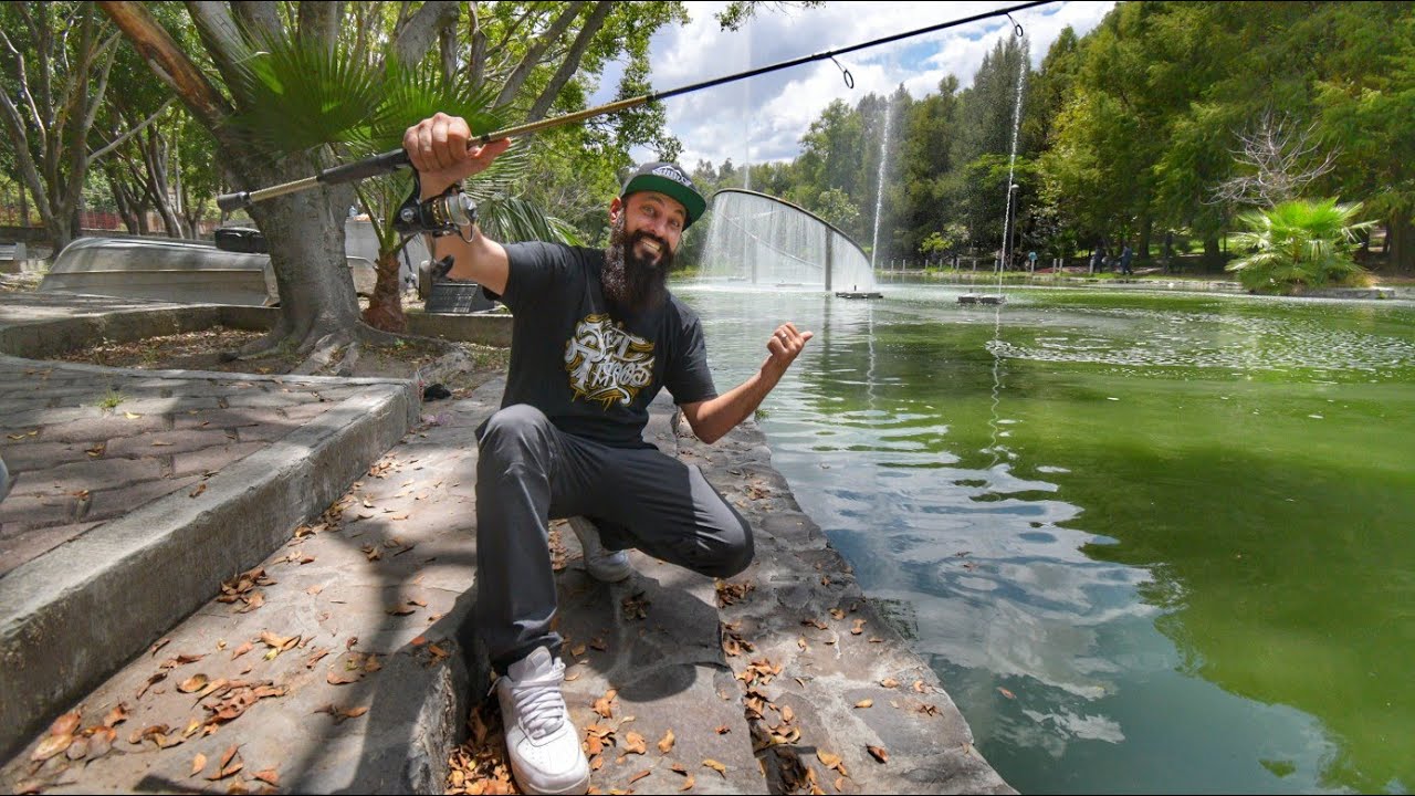 Pescando en MEDIO de la CIUDAD de Guadalajara???