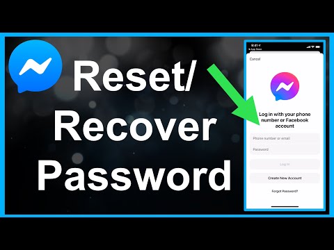 Video: Kaip iš naujo nustatyti „Messenger“slaptažodį?