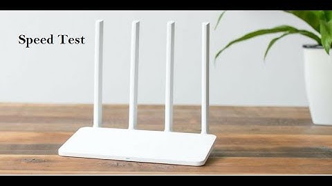 Mi Router 3C Speed Test
