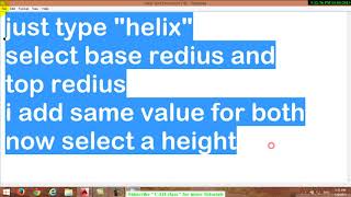 3D   Helix spring design in AutoCAD Basic