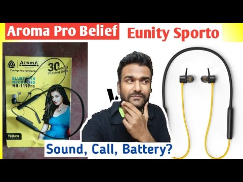 Eunity Sporto vs Aroma NB119 Pro Belief Full Review Unboxing Comparison ...