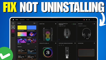 Corsair iCUE Not Uninstalling - How To Fix