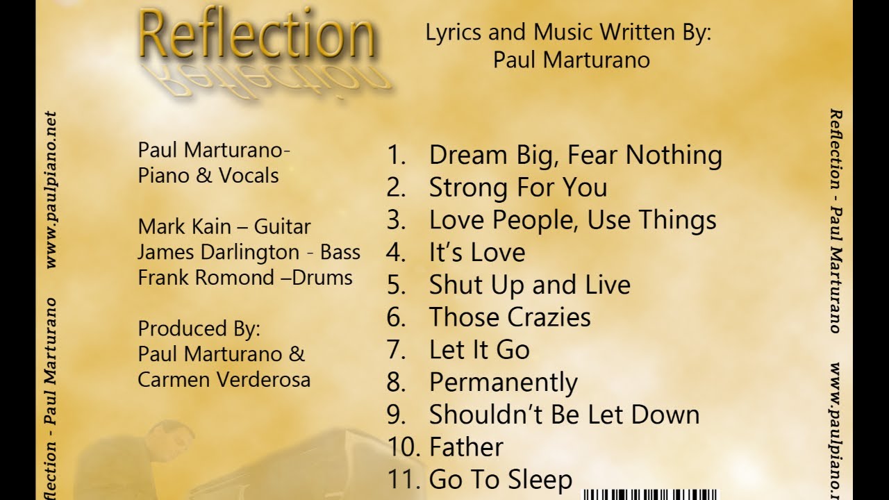 Mid Week Music Break -Paul Plays Through His Album- Reflection - YouTube