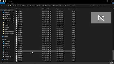 Exploring a BigQuery Public Dataset