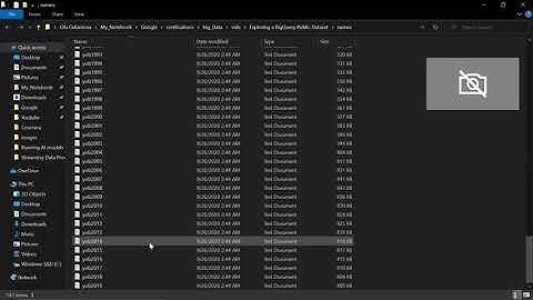 Exploring a BigQuery Public Dataset