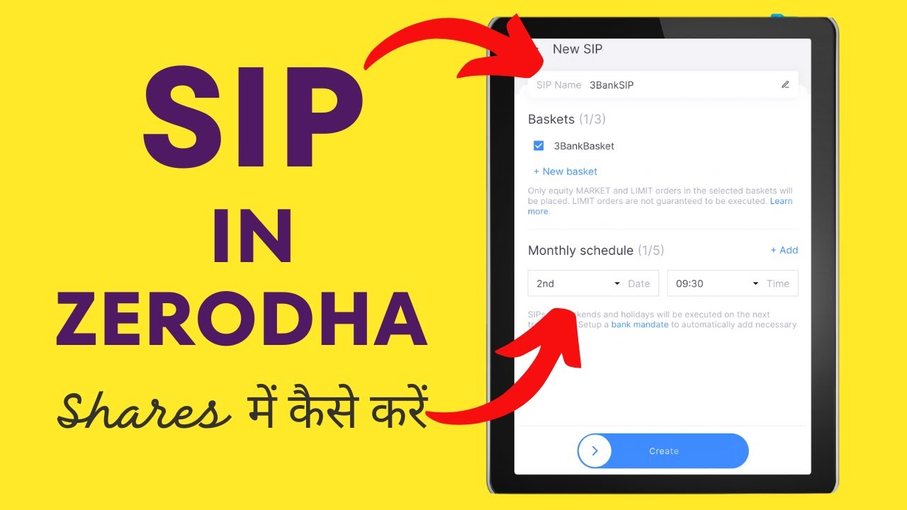 How to do sip in zerodha zerodha me sip kaise kare youtube