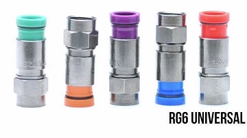 Belden SNS1P6U Ultimate F-Type Snap & Seal - RG6 Universal