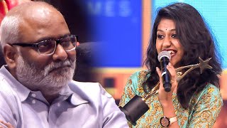 MM Keeravani applauded singer Madhupriya's lively performance of Sai Pallavi's song from Fidaa