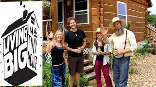 LIVING BIG IN A TINY HOUSE MEETS OFF GRID with DOUG and STACY