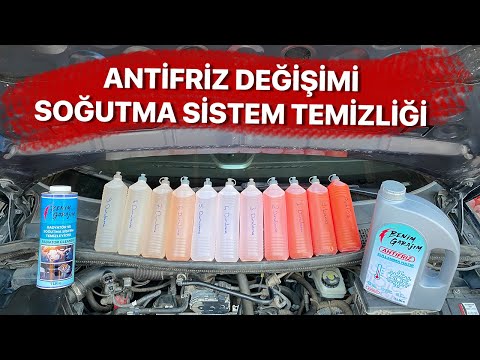 Antifriz değişimi ve Soğutma sistem radyatör temizliği | Hava alma