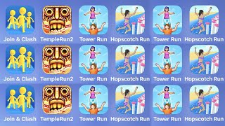 Join & Clash, Temple Run 2, Tower Run, Hopscotch Run Mobile Game ASMR iOS,Android Gameplay screenshot 2
