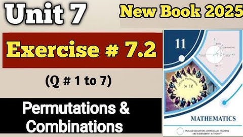 🔢 Class 11 Math Ch 7 Ex 7.2 Q1–7 | Full Solutions | New Book 2025 💯🔥 @LSMathAndExamSuccess