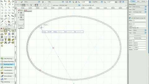 086 - Drawing Walls for an Elliptical Plan