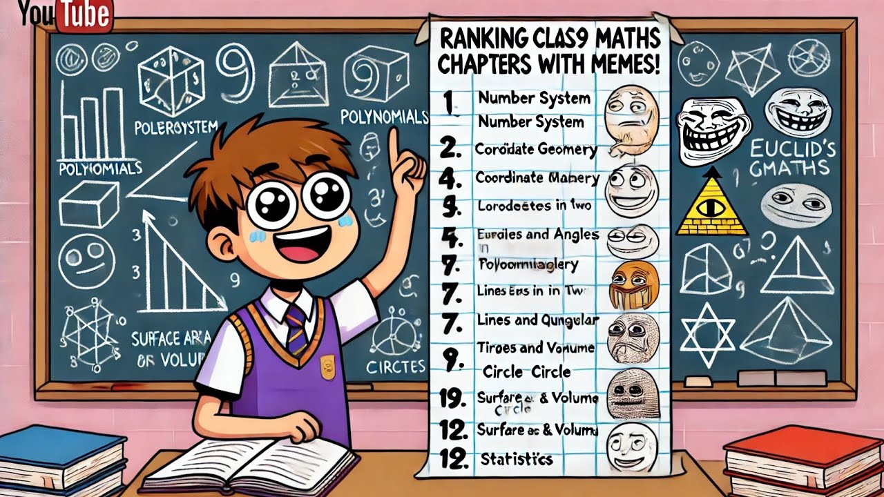 Ranking class 9 maths chapter by meme|| ncert ||