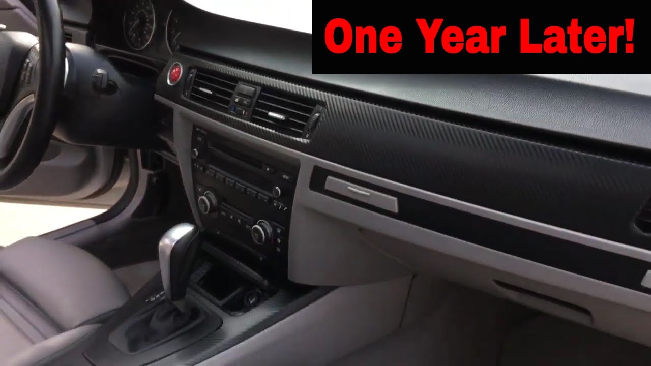 Bmw E90 Carbon Fiber Interior Vinyl Wrap One Year Review