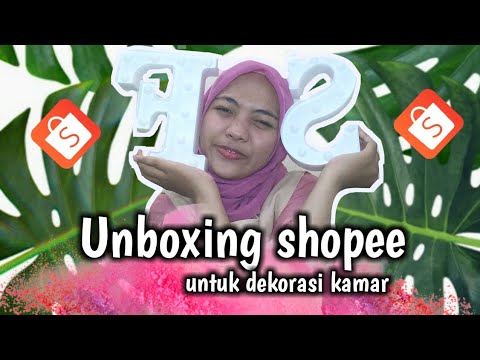Unboxing shopee perlengkapan dekorasi kamar YouTube Unboxing shopee perlengkapan dekorasi kamar YouTube